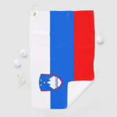 Slowenienflagge Golfhandtuch (Insitu)