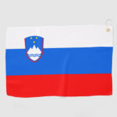 Slowenienflagge Golfhandtuch (Horizontal)