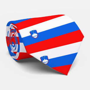 Slowenienflagge Krawatte