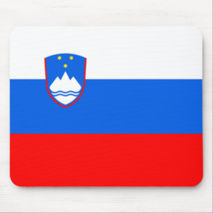 Slowenienflagge Mousepad
