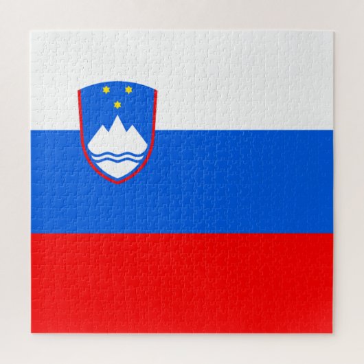 Slowenienflagge Puzzle (Vertikal)