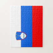 Slowenienflagge Puzzle (Vertikal)