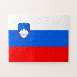 Slowenienflagge Puzzle