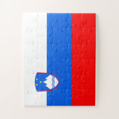 Slowenienflagge Puzzle (Vertikal)