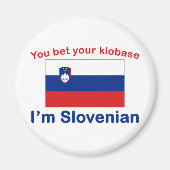 Slowenisch Klobase Magnet (Vorne)