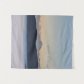 Slowenische Berge und Morgennebel im Tal Wandteppich (Vorderseite (Horizontal))