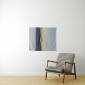 Slowenische Berge und Morgennebel im Tal Wandteppich (Beispiel (Horizontal))