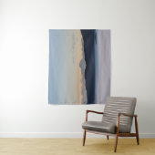 Slowenische Berge und Morgennebel im Tal Wandteppich (Beispiel)