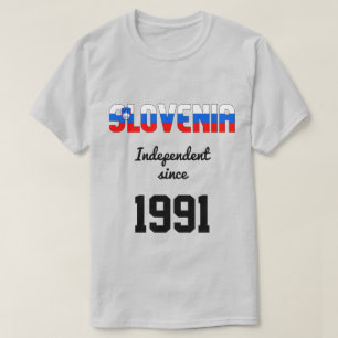 Slowenische Feier zur Unabhängigkeit der Flagge T-Shirt