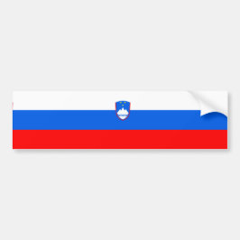 Slowenische Flagge Autoaufkleber