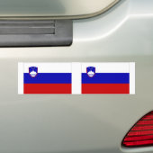 Slowenische Flagge Autoaufkleber (Auf Auto)