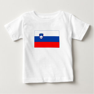 Slowenische Flagge Baby T-shirt