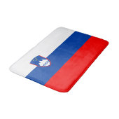 Slowenische Flagge Badematte (Schrägansicht)