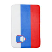 Slowenische Flagge Badematte (Vorderseite Vertikal)