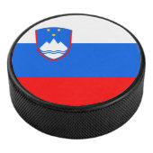 Slowenische Flagge Eishockey Puck (3/4)
