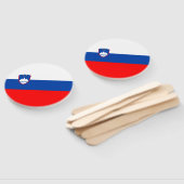 Slowenische Flagge Fächer (Non-assembled)
