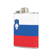 Slowenische Flagge Flachmann (Links)