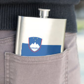 Slowenische Flagge Flachmann (Beispiel)