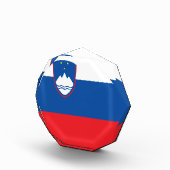 Slowenische Flagge Fotoblock (Rechts)