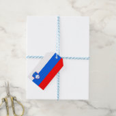 Slowenische Flagge Geschenkanhänger (Mit Garn)