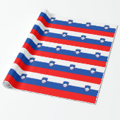 Slowenische Flagge Geschenkpapier (Ungerollt)