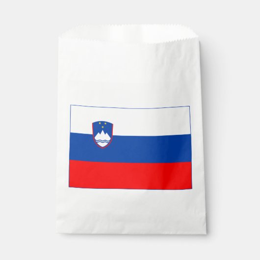 Slowenische Flagge Geschenktütchen (Vorderseite)