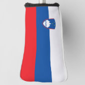 Slowenische Flagge Golf Headcover (Rotieren 90)