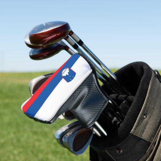 Slowenische Flagge Golf Headcover (In Situ)