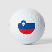Slowenische Flagge Golfball (Vorderseite)