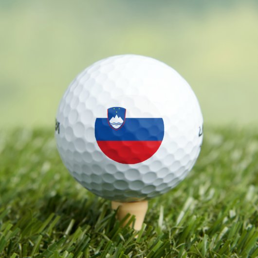 Slowenische Flagge Golfball (Insitu T-Shirt)
