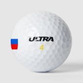Slowenische Flagge Golfball (Logo)