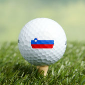 Slowenische Flagge Golfball (Insitu T-Shirt)