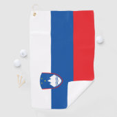 Slowenische Flagge Golfhandtuch (Insitu)