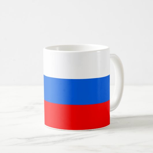 Slowenische Flagge Kaffeetasse (VorderseiteRechts)