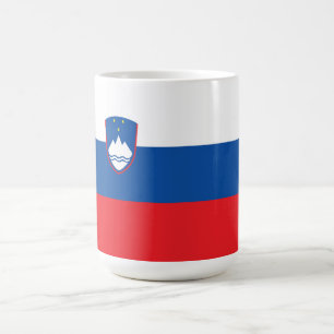 Slowenische Flagge Kaffeetasse