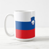 Slowenische Flagge Kaffeetasse (Links)