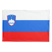 Slowenische Flagge Kissenbezug (Rückseite)