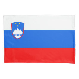 Slowenische Flagge Kissenbezug