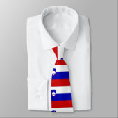 Slowenische Flagge Krawatte (Gebunden)
