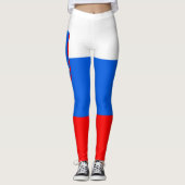 Slowenische Flagge Leggings (Vorderseite)