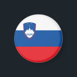 Slowenische Flagge Magnet<br><div class="desc">Ein ideales Geschenk für alle,  die Patrioten ihres Landes sind!</div>