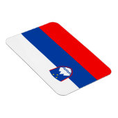 Slowenische Flagge Magnet (Rechte Seite)