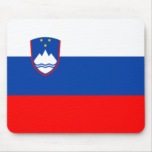 Slowenische Flagge Mousepad