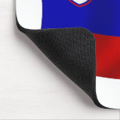 Slowenische Flagge Mousepad (Ecke)