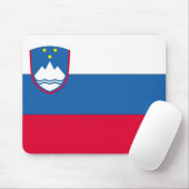 Slowenische Flagge Mousepad (Mit Mouse)