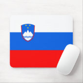 Slowenische Flagge Mousepad (Mit Mouse)
