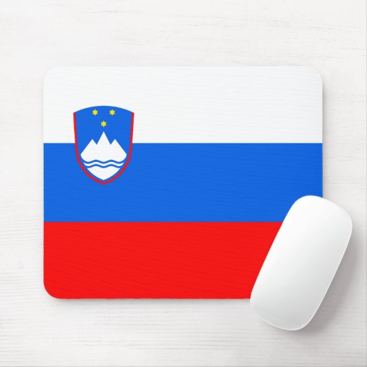 Slowenische Flagge Mousepad (Mit Mouse)