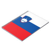 Slowenische Flagge Notizblock (Linke Seite)