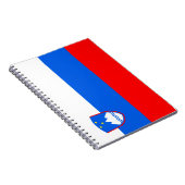 Slowenische Flagge Notizblock (Rechte Seite)
