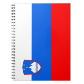 Slowenische Flagge Notizblock (Vorderseite)